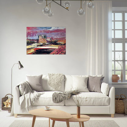 NOTRE DAME 1904 - Henri Matisse Brushed Aluminum Print - 70x100 cm / 28x40 inches | Henri Matisse Aluminum Print | Henri Matisse Prints