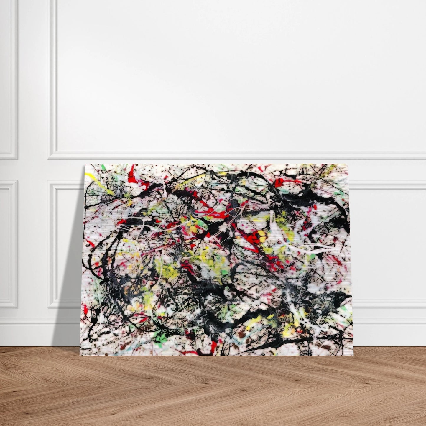 NUMBER 48 1949 - Jackson Pollock Brushed Aluminum Print - 70x100 cm / 28x40 inches | Jackson Pollock Aluminum Print | Jackson Pollock Prints