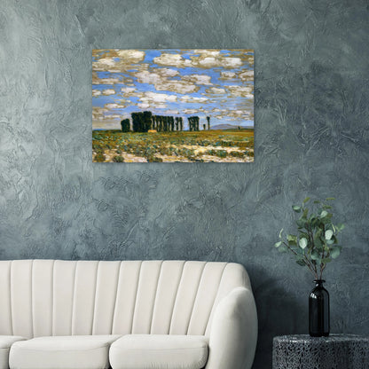 Harney Desert Landscape - Childe Hassam Brushed Aluminum Print - 70x100 cm / 28x40 inches | Childe Hassam Aluminum Print | Childe Hassam Prints