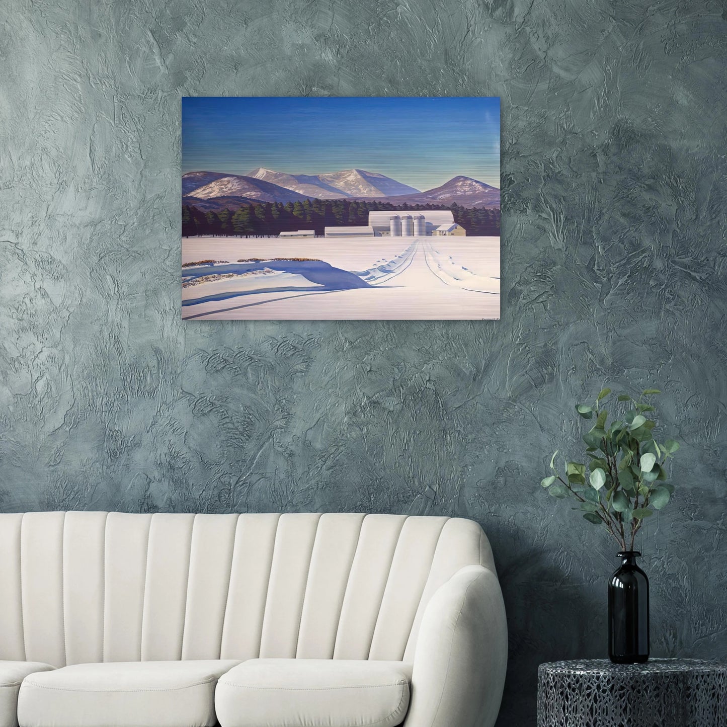 Road to Asgaard   Adirondack - Rockwell Kent Brushed Aluminum Print - 70x100 cm / 28x40 inches | Rockwell Kent Aluminum Print | Rockwell Kent Prints
