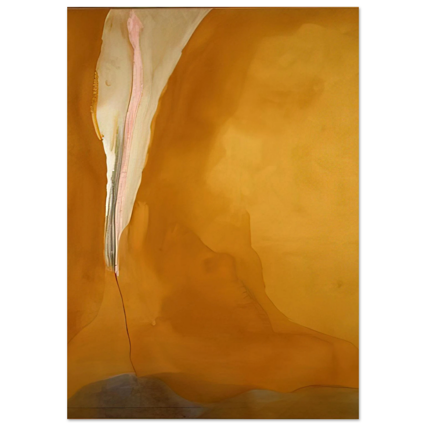Helen Frankenthaler - Coral Wedge - 1972 Wall art - 13x18 cm / 5x7 inches - Fine Art Poster-canvas - -