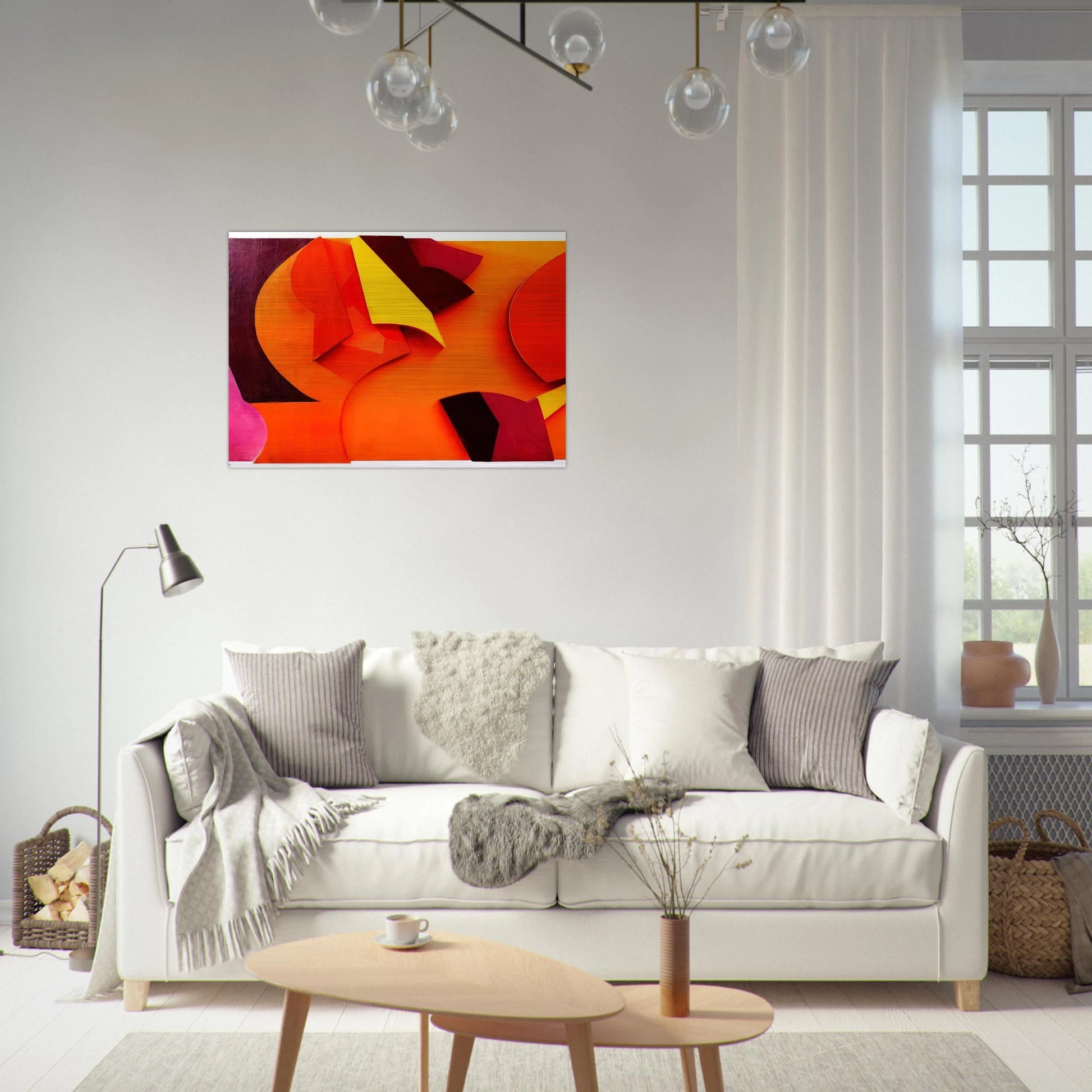 Abstract Composition - Jean Arp Brushed Aluminum Print - 70x100 cm / 28x40 inches | Jean Arp Aluminum Print | Jean Arp Prints