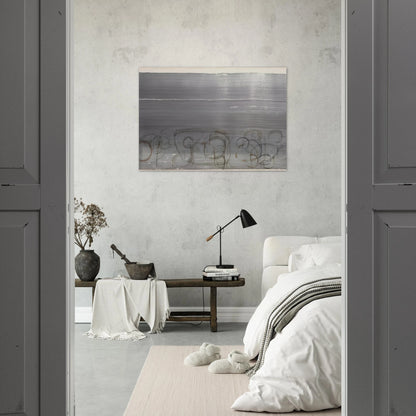 New River Watercolor, Series IV, No. 6 - 1988 - John Cage Brushed Aluminum Print - 70x100 cm / 28x40 inches | John Cage Aluminum Print | John Cage Prints