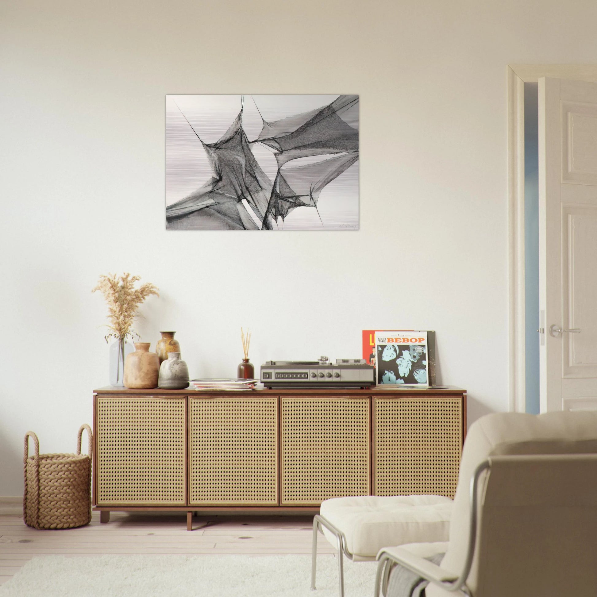 Untitled - 1975 - Manuel Rivera Brushed Aluminum Print - 70x100 cm / 28x40 inches | Manuel Rivera Aluminum Print | Manuel Rivera Prints