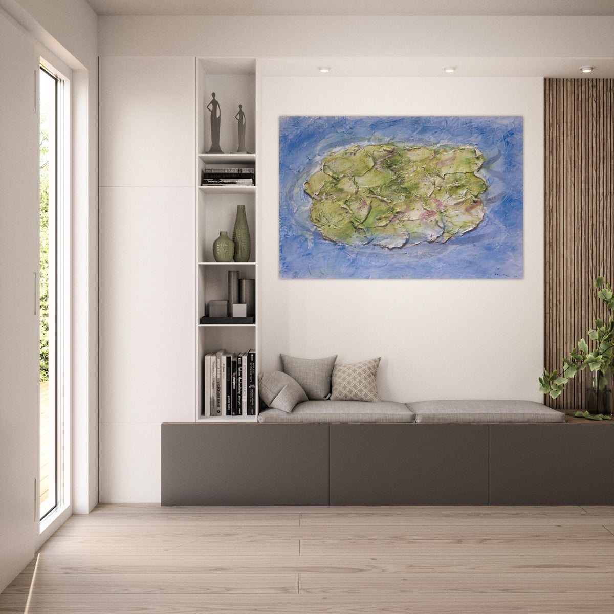 Frog Pond - 1957 - Piero Manzoni Art Prints - 100x150 cm / 40x60″ inches | Piero Manzoni Poster | Piero Manzoni Prints