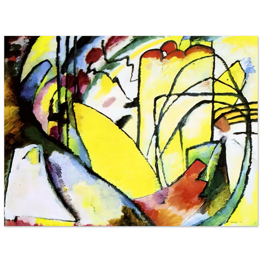 Wassily Kandinsky - IMPROVISATION 10 1910  75x100 cm / 30x40inches Fine Art Poster