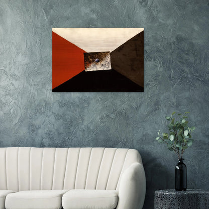 COMPOSITION MARCHAND DE COULEURS - Man Ray Brushed Aluminum Print - 70x100 cm / 28x40 inches | Man Ray Aluminum Print | Man Ray Prints