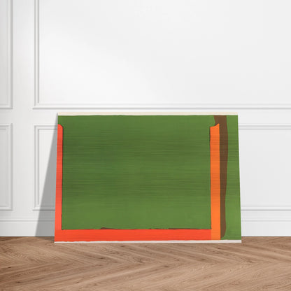 Untitled Litograph - Color Field Painting - John Hoyland Brushed Aluminum Print - 70x100 cm / 28x40 inches | John Hoyland Aluminum Print | John Hoyland Prints