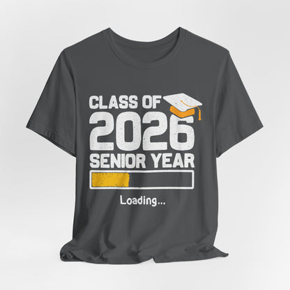 Abschluss-T-Shirt für den Jahrgang 2026, Abschluss-Shirt, Unisex-Abschlussgeschenk, Kleidung für Highschool-Absolventen, T-Shirt für Studienanfänger