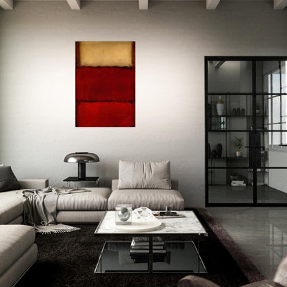 Red - 1964 - Mark Rothko Brushed Aluminum Print - 70x100 cm / 28x40 inches | Mark Rothko Aluminum Print | Mark Rothko Prints