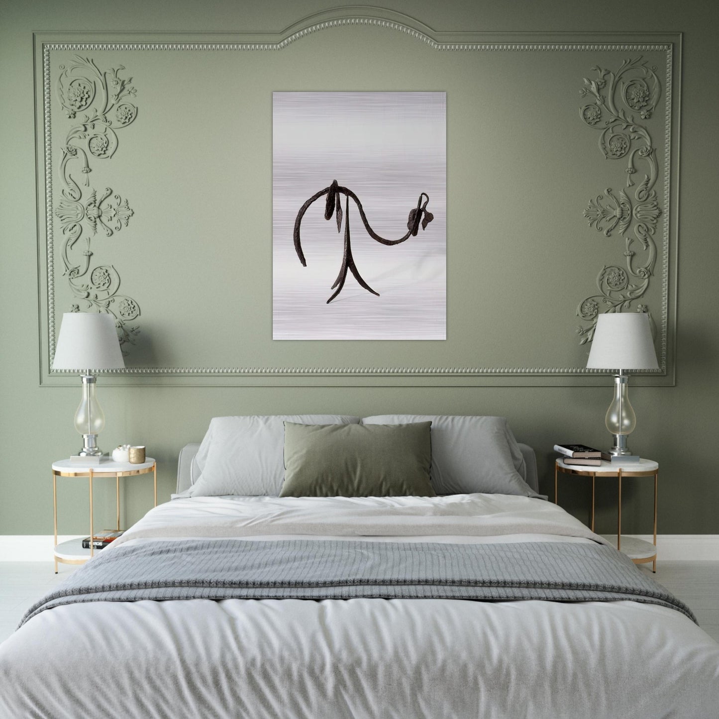 THE VINE 1944 - Alexander Calder Brushed Aluminum Print - 70x100 cm / 28x40 inches | Alexander Calder Aluminum Print | Alexander Calder Prints