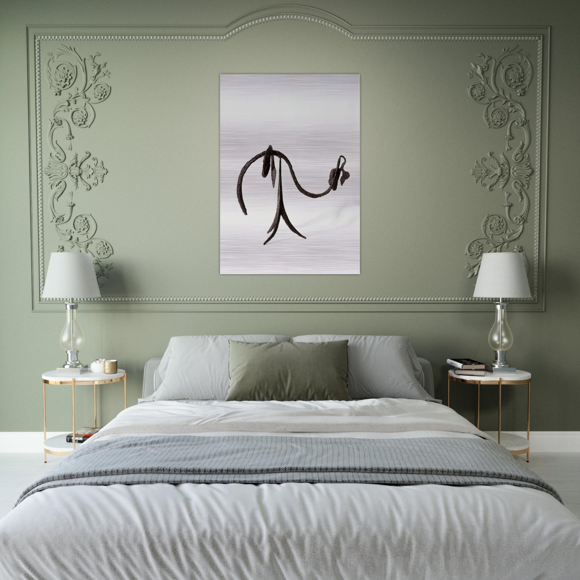THE VINE 1944 - Alexander Calder Brushed Aluminum Print - 70x100 cm / 28x40 inches | Alexander Calder Aluminum Print | Alexander Calder Prints