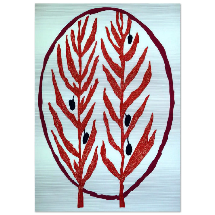 THE OLIVE BRANCH 2004 - Louise Bourgeois Brushed Aluminum Print - 70x100 cm / 28x40 inches | Louise Bourgeois Aluminum Print | Louise Bourgeois Prints