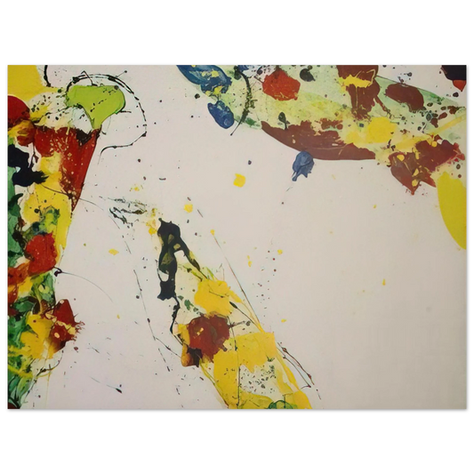 Sam Francis - Coral Trails  75x100 cm / 30x40inches Fine Art Poster