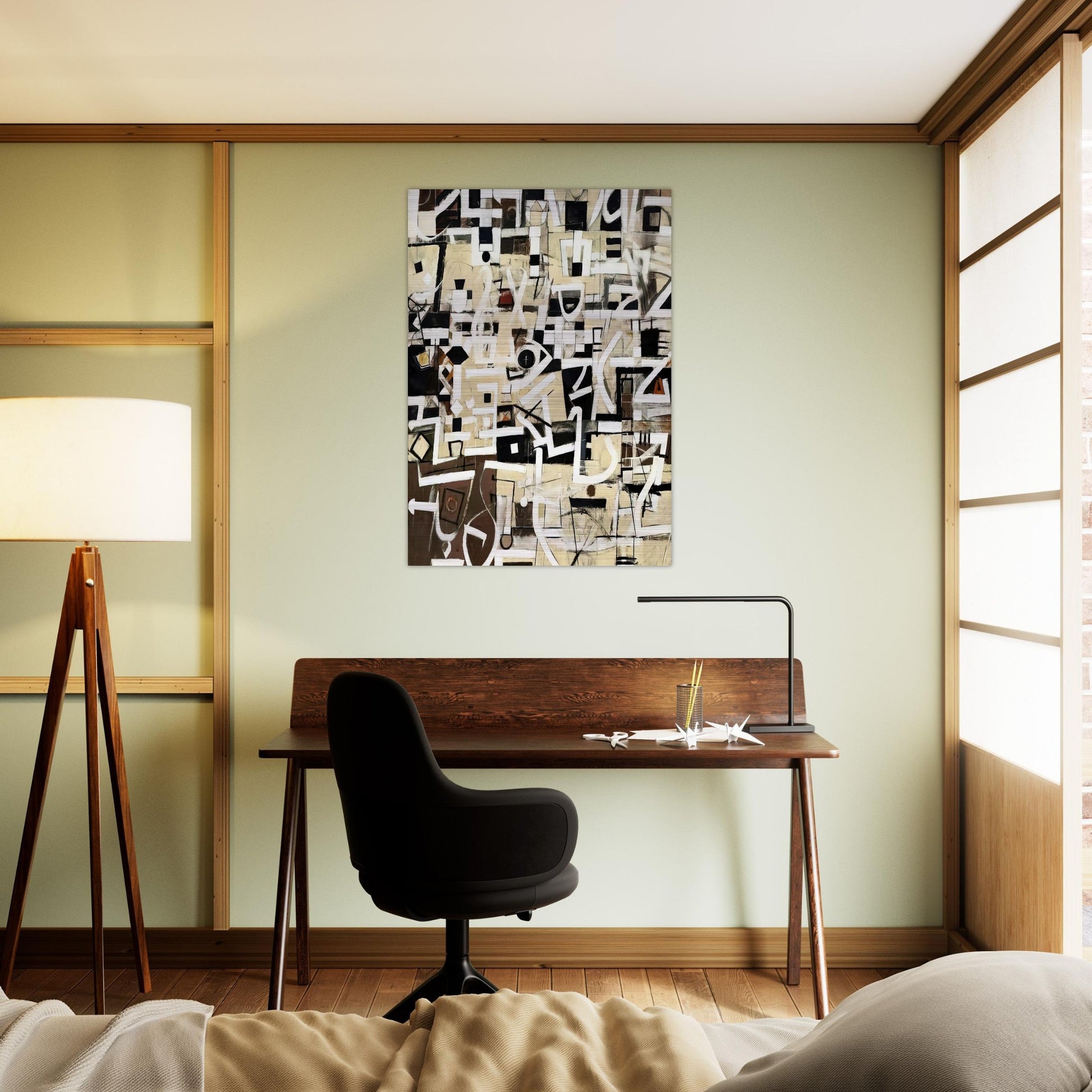 Number 20 - 1949 - Bradley Walker Tomlin Brushed Aluminum Print - 70x100 cm / 28x40 inches | Bradley Walker Tomlin Aluminum Print | Bradley Walker Tomlin Prints