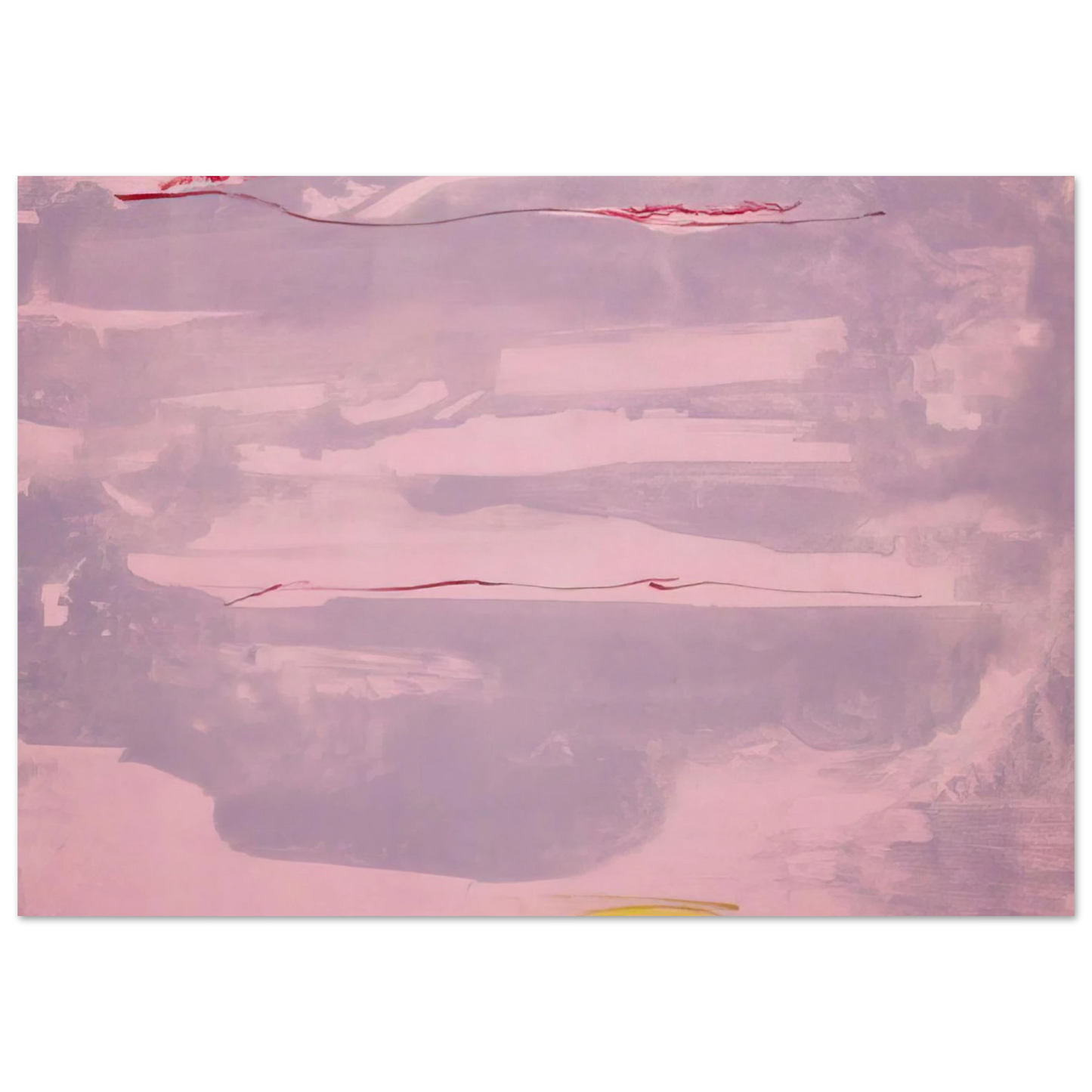 Helen Frankenthaler - Dream Walk - 1977 Wall art - 13x18 cm / 5x7 inches - Fine Art Poster-canvas - -