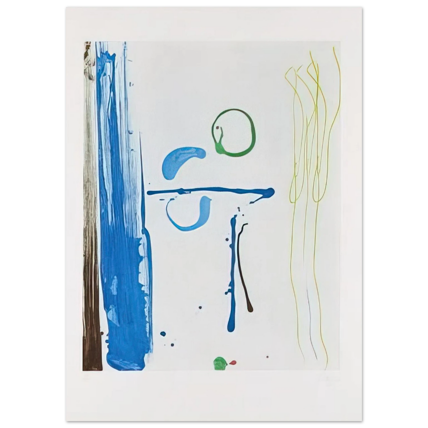Helen Frankenthaler - Sunshine After Rain - 1987 Wall art - 45x60 cm / 18x24 inches - Fine Art Poster-canvas - -