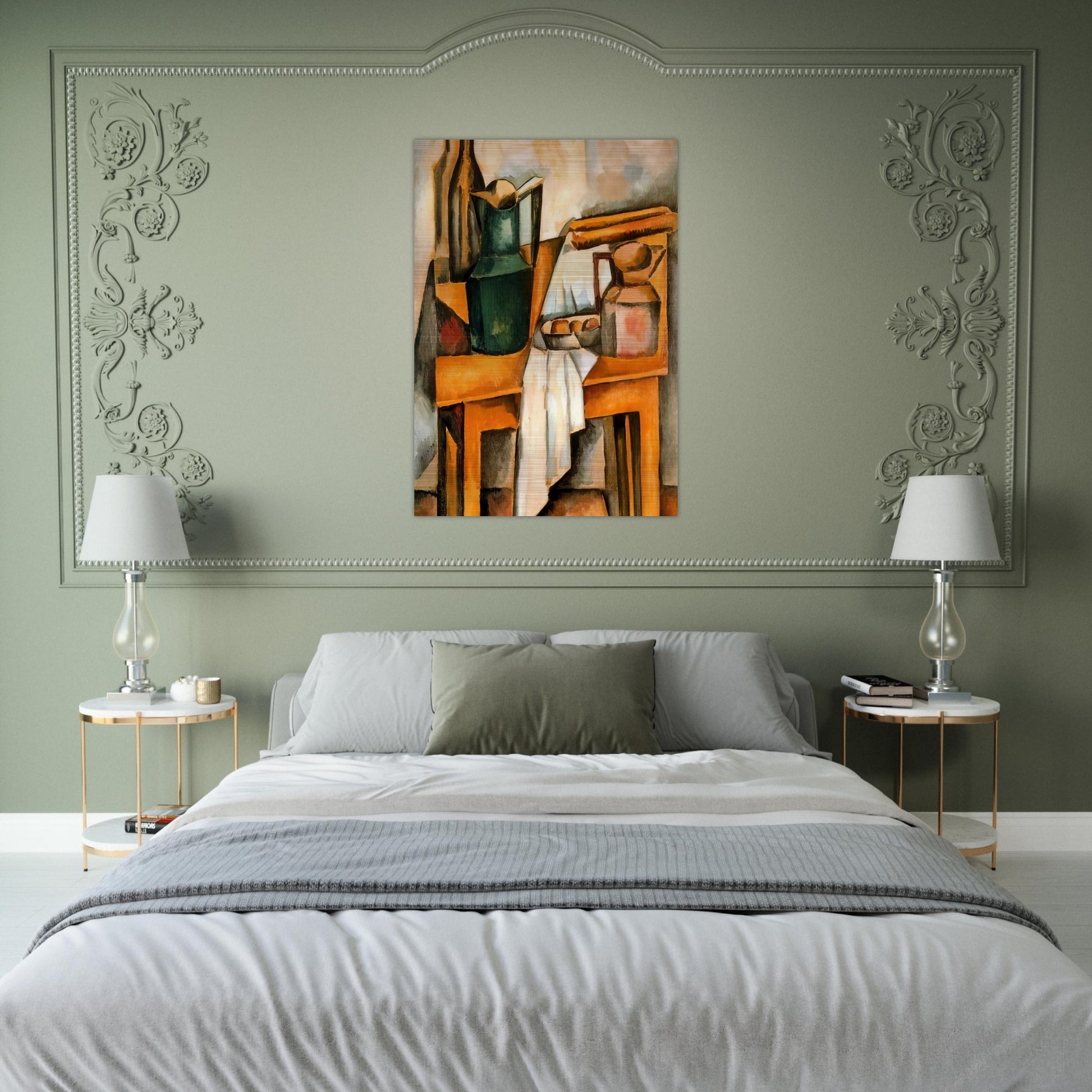 STILL LIFE 1910 - Andre Derain Brushed Aluminum Print - 70x100 cm / 28x40 inches | Andre Derain Aluminum Print | Andre Derain Prints