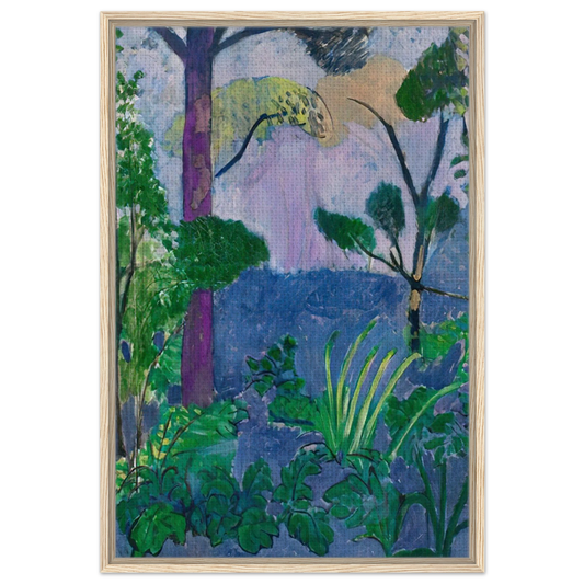 ACANTHUS MOROCCAN LANDSCAPE 1912 - Henri Matisse Framed Canvas Print - 60x90 cm / 24x36″ inches