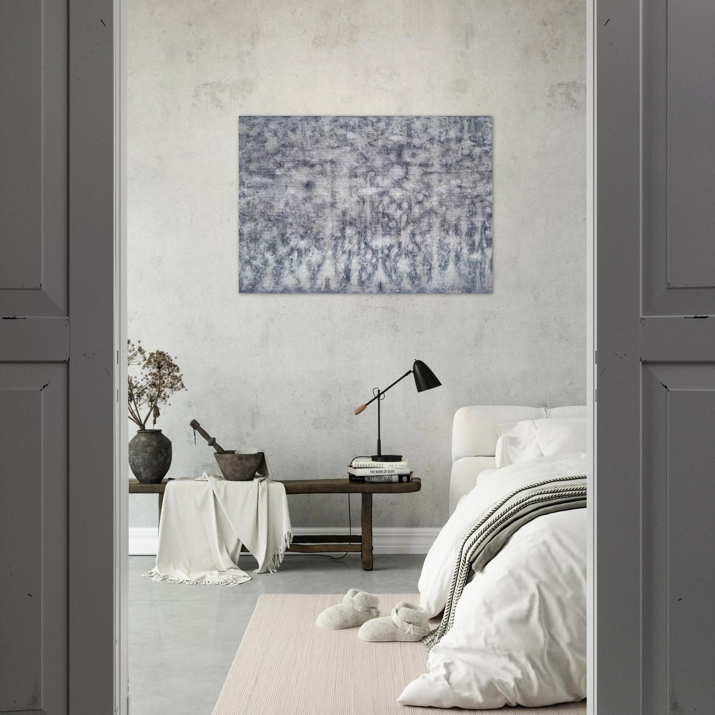 White Garden - 1951 - Richard Pousette-Dart Brushed Aluminum Print - 70x100 cm / 28x40 inches | Richard Pousette-Dart Aluminum Print | Richard Pousette-Dart Prints