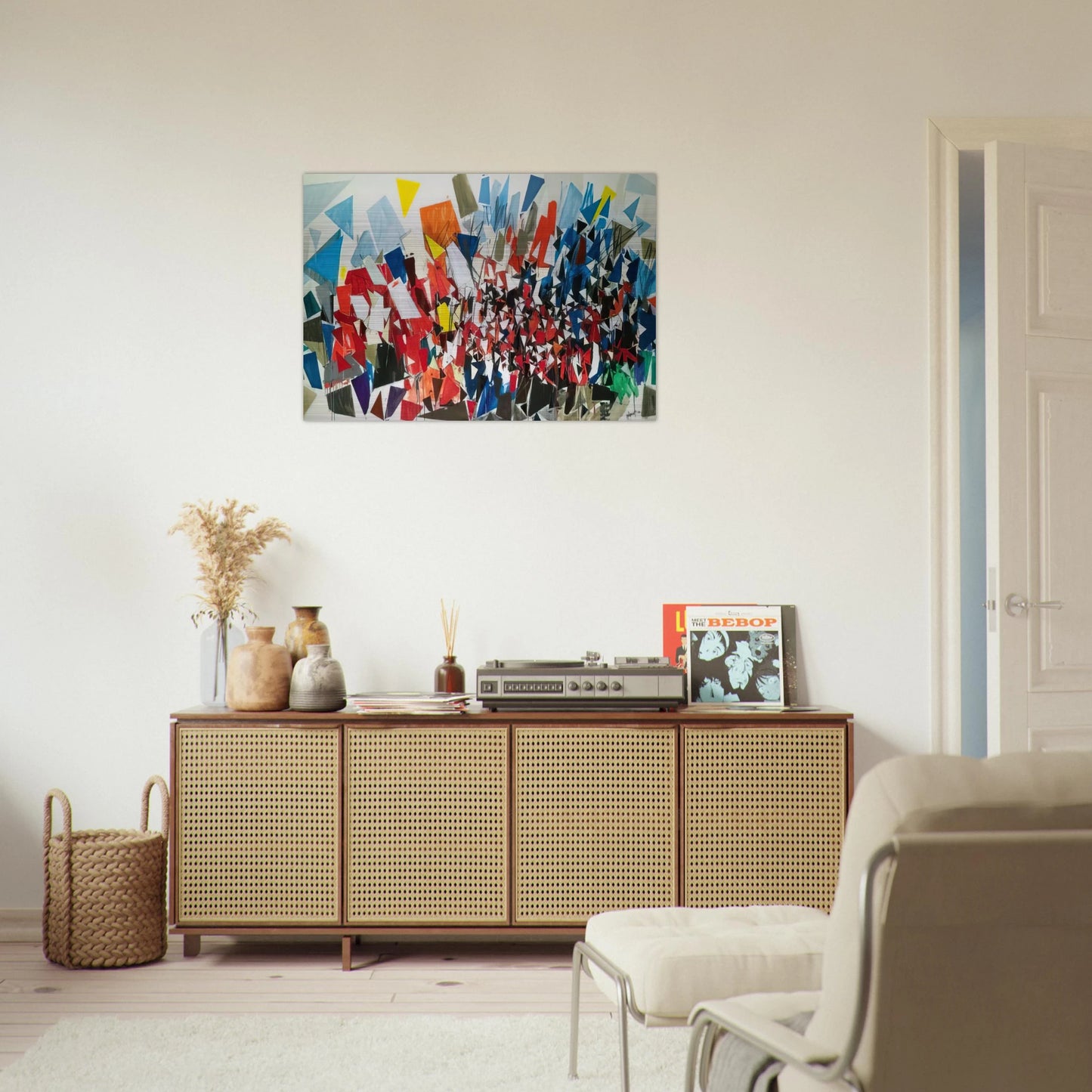 K-B-2 - 1992 - Robert Goodnough Brushed Aluminum Print - 70x100 cm / 28x40 inches | Robert Goodnough Aluminum Print | Robert Goodnough Prints