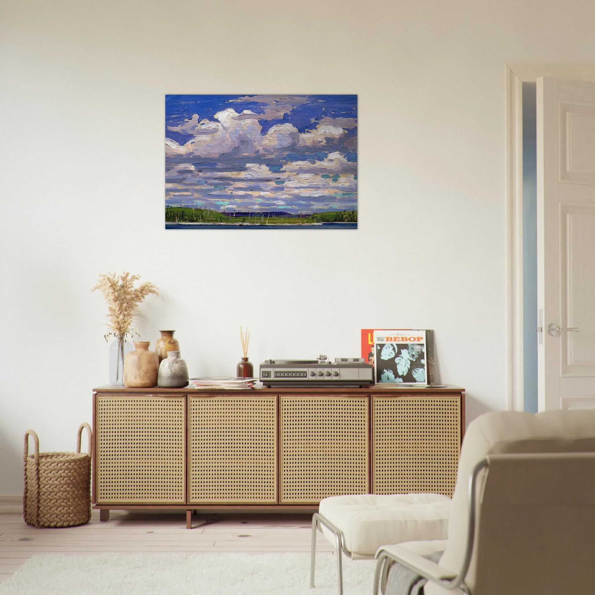 SUMMER DAY 1915 - Tom Thomson Brushed Aluminum Print - 70x100 cm / 28x40 inches | Tom Thomson Aluminum Print | Tom Thomson Prints