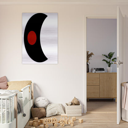 Omicron V - 1961 - Alexander Liberman Brushed Aluminum Print - 70x100 cm / 28x40 inches | Alexander Liberman Aluminum Print | Alexander Liberman Prints