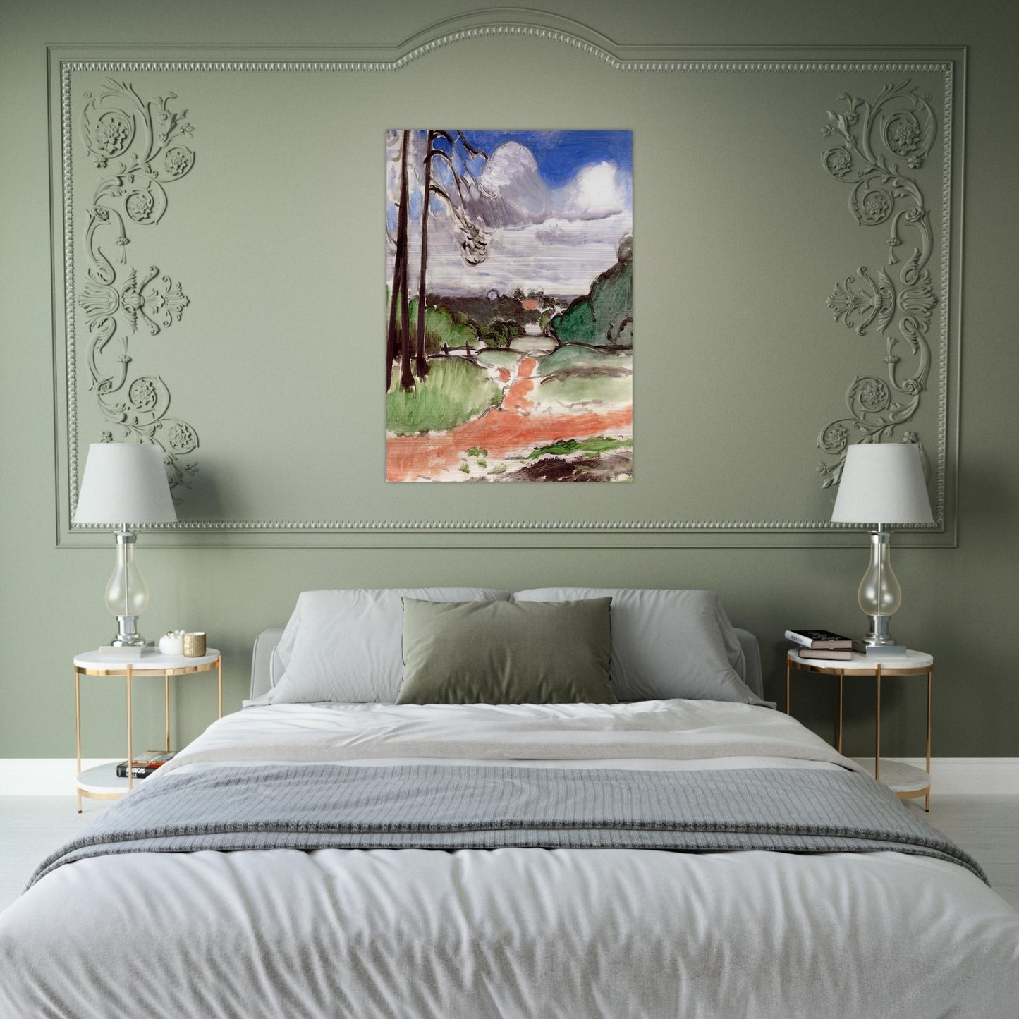 CHALAIS MEUDON 1917 - Henri Matisse Brushed Aluminum Print - 70x100 cm / 28x40 inches | Henri Matisse Aluminum Print | Henri Matisse Prints