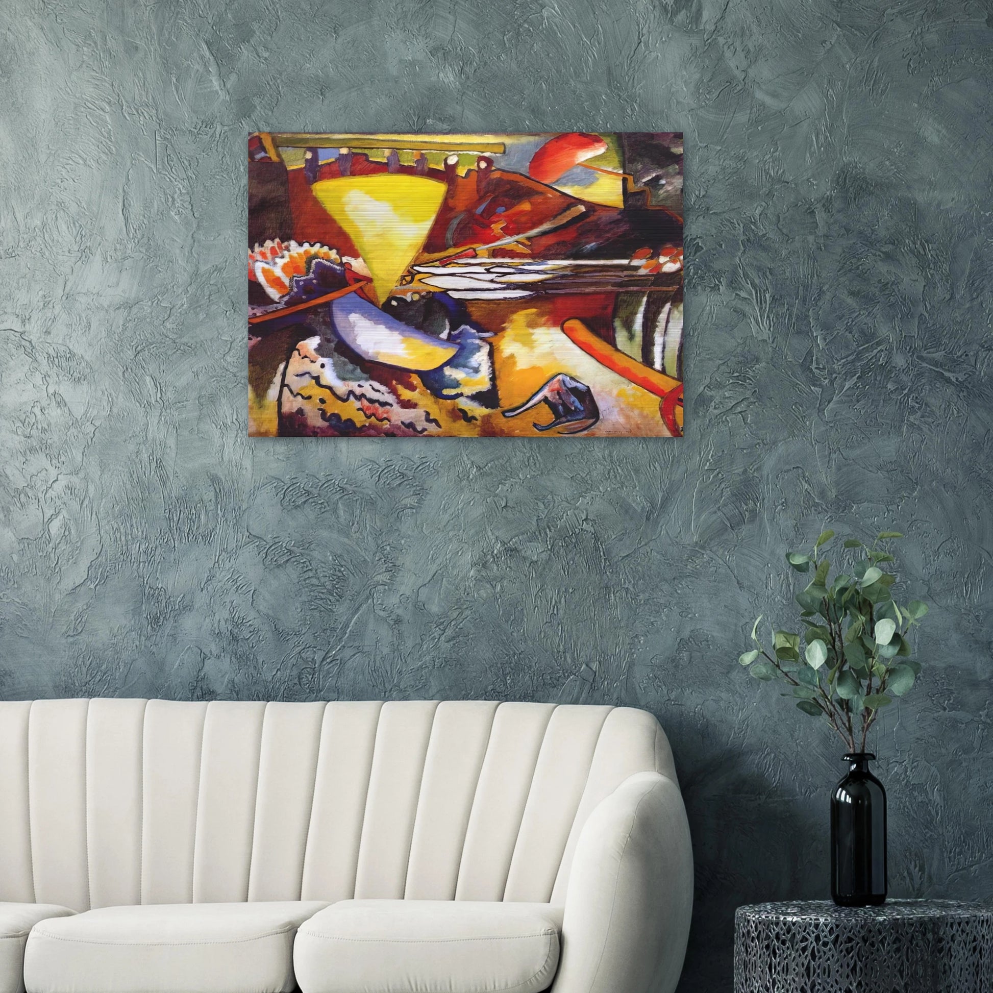 IMPROVISATION 11 1910 - Wassily Kandinsky Brushed Aluminum Print - 70x100 cm / 28x40 inches | Wassily Kandinsky Aluminum Print | Wassily Kandinsky Prints