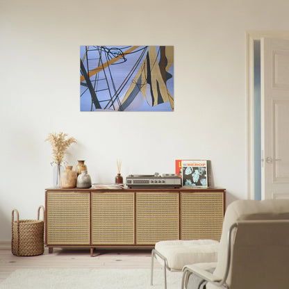 Corpus Christi - 1975 - Ralston Crawford Brushed Aluminum Print - 70x100 cm / 28x40 inches | Ralston Crawford Aluminum Print | Ralston Crawford Prints