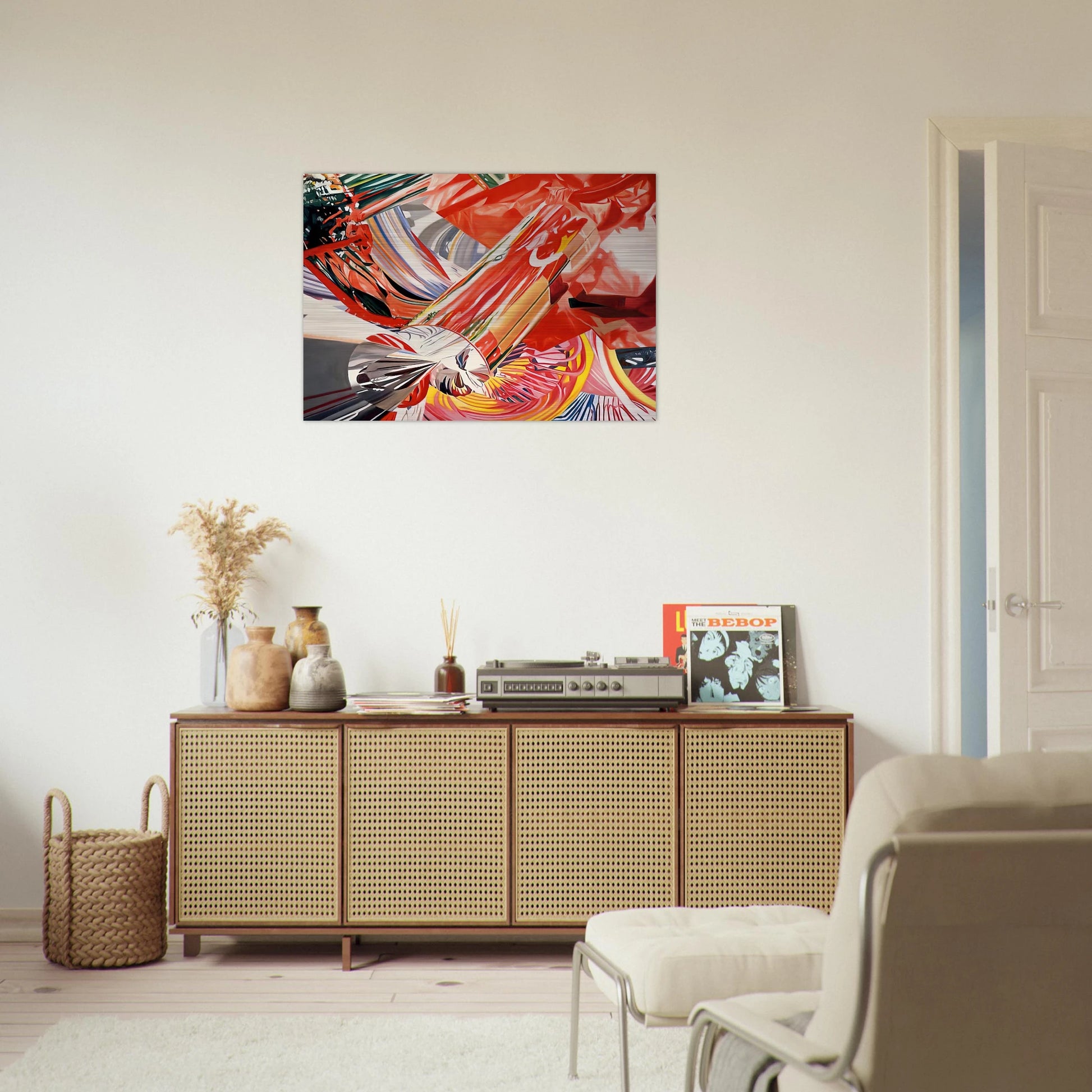 Hitchhiker - Speed of Light - James Rosenquist Brushed Aluminum Print - 70x100 cm / 28x40 inches | James Rosenquist Aluminum Print | James Rosenquist Prints