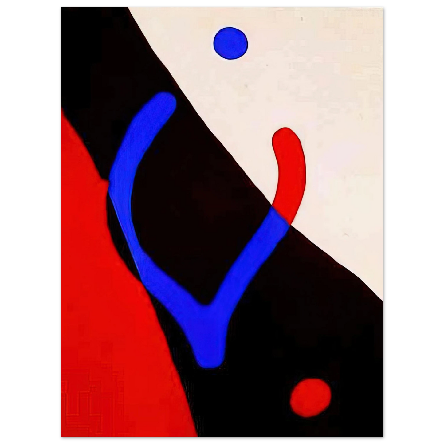 Jean Arp - Frond and navel  75x100 cm / 30x40inches Fine Art Poster