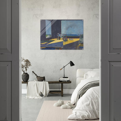 Interior with View of the Ocean - Richard Diebenkorn Acrylic Print - 70x100 cm / 28x40″ inches