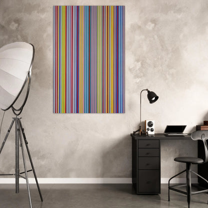 Battle for Grownups - 1970 - Gene Davis Art Prints - 100x150 cm / 40x60″ inches | Gene Davis Poster | Gene Davis Prints