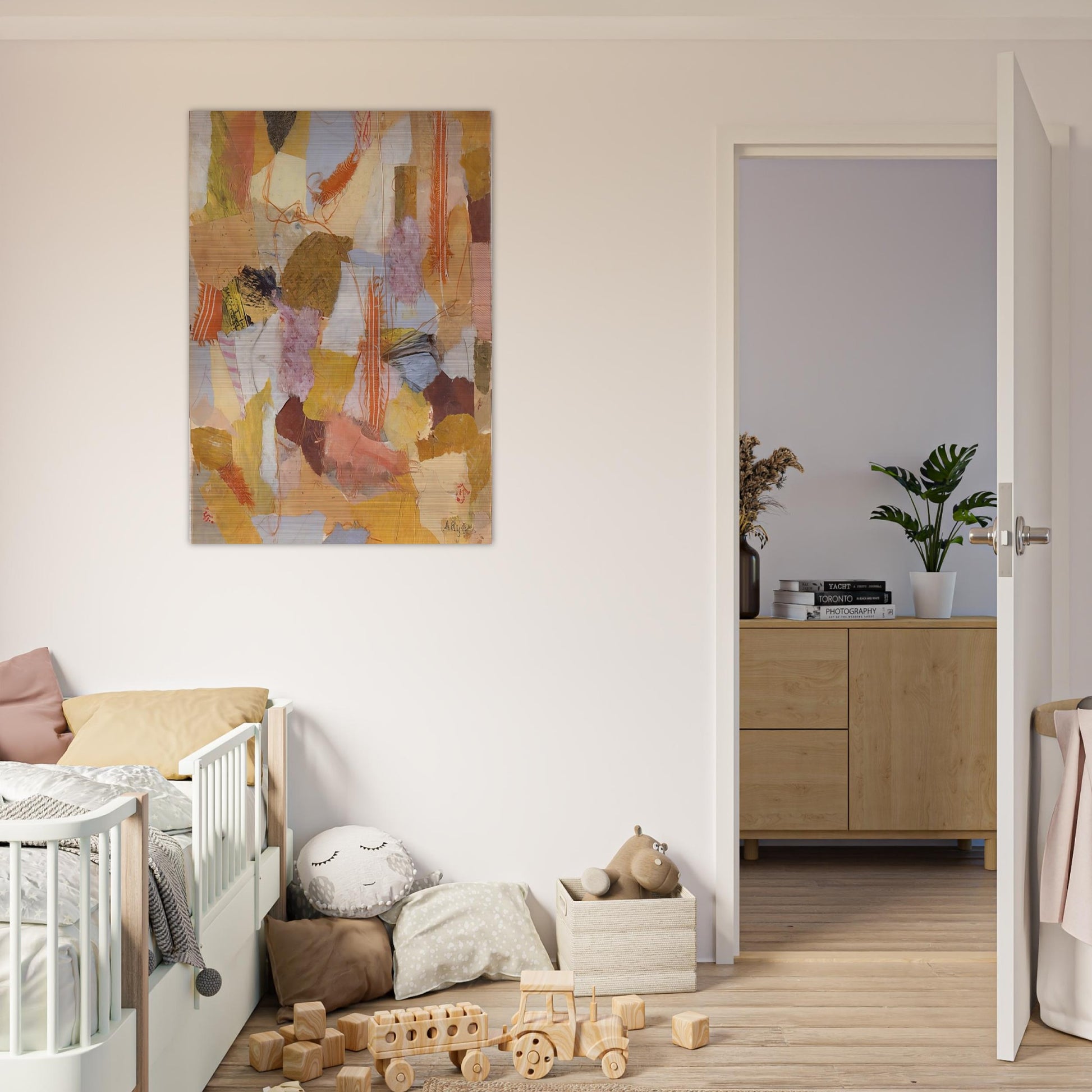 Number 650 - 1953 - Anne Ryan Brushed Aluminum Print - 70x100 cm / 28x40 inches | Anne Ryan Aluminum Print | Anne Ryan Prints