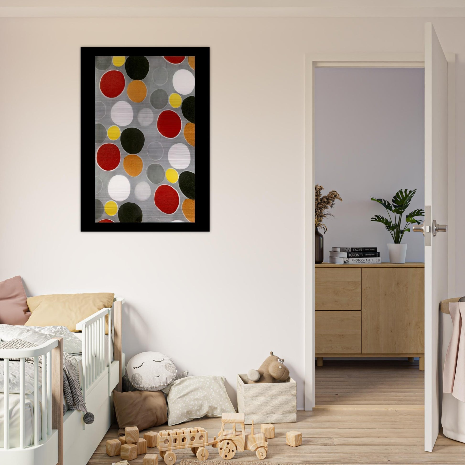 FABRIC PATTERN - Sonia Delaunay Brushed Aluminum Print - 70x100 cm / 28x40 inches | Sonia Delaunay Aluminum Print | Sonia Delaunay Prints