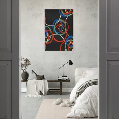 DESIGN - Sonia Delaunay Brushed Aluminum Print - 70x100 cm / 28x40 inches | Sonia Delaunay Aluminum Print | Sonia Delaunay Prints