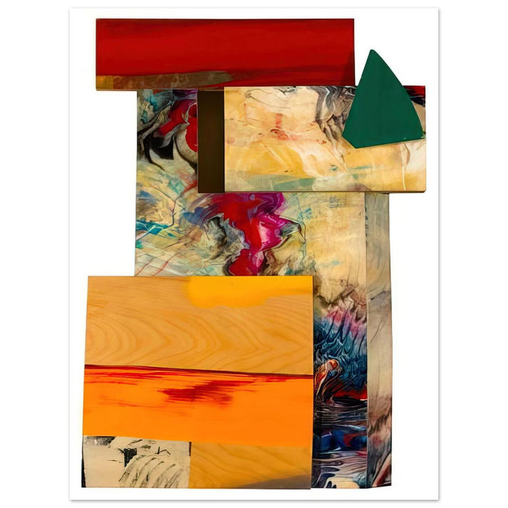 Sam Gilliam - Rubiyat  75x100 cm / 30x40inches Fine Art Poster