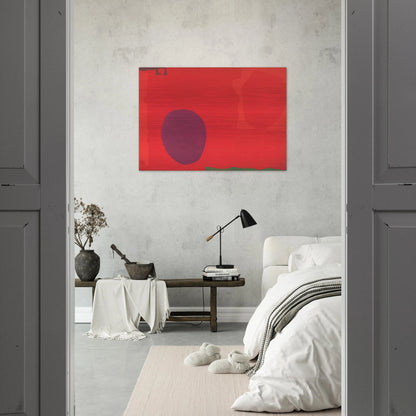 Cadmium with Violet, Scarlet, Emerald, Lemon and Venetian - 1969 - Patrick Heron Brushed Aluminum Print - 70x100 cm / 28x40 inches | Patrick Heron Aluminum Print | Patrick Heron Prints
