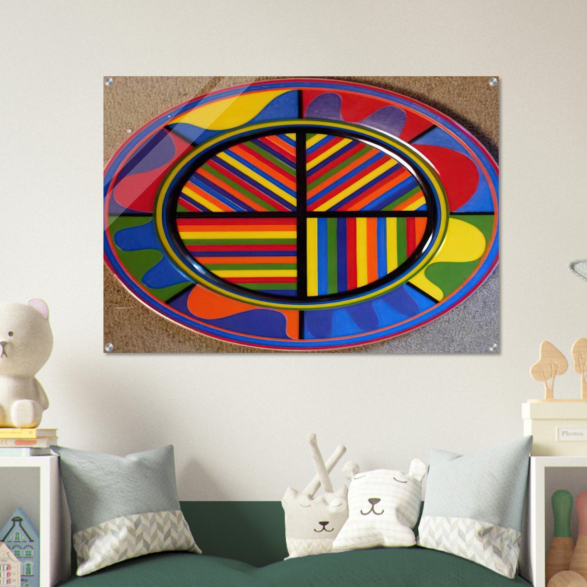 Lines in Four Directions - Sol LeWitt Acrylic Print - 70x100 cm / 28x40″ inches | Sol LeWitt Wall Art | Sol LeWitt Prints