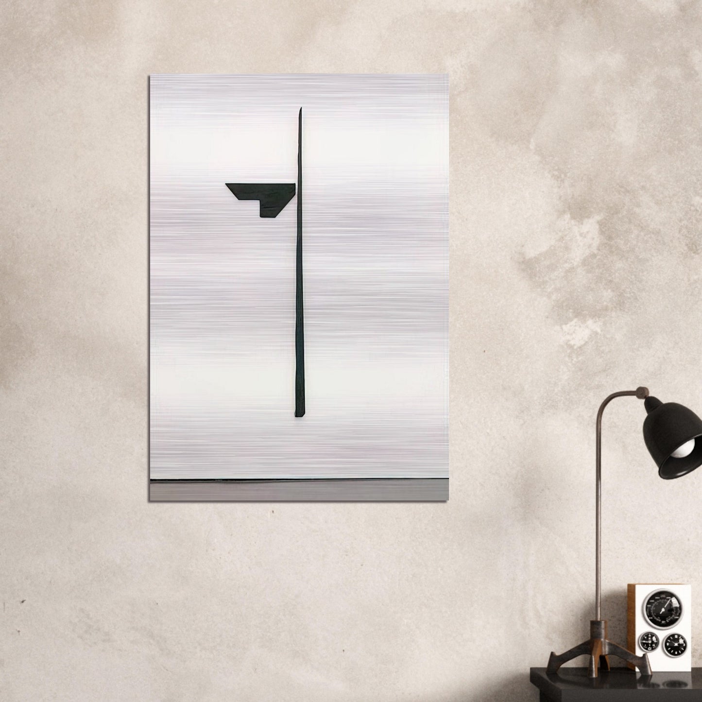 Butterfly II - 1969 - Blinky Palermo Brushed Aluminum Print - 70x100 cm / 28x40 inches | Blinky Palermo Aluminum Print | Blinky Palermo Prints