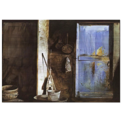 ALVARO CHRISTINA - Andrew Wyeth Brushed Aluminum Print - 70x100 cm / 28x40 inches | Andrew Wyeth Aluminum Print | Andrew Wyeth Prints