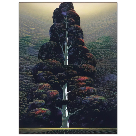 Eyvind Earle - Reaching for the Sky  75x100 cm / 30x40inches Fine Art Poster