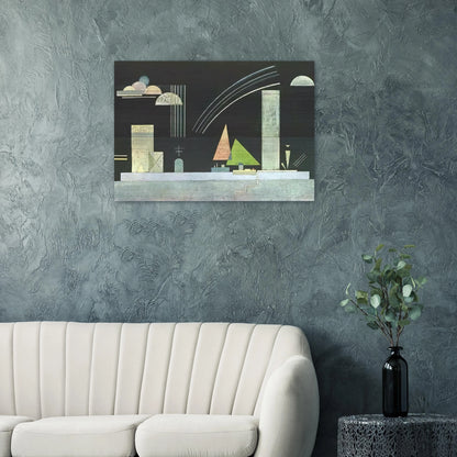 AT REST - Wassily Kandinsky Brushed Aluminum Print - 70x100 cm / 28x40 inches | Wassily Kandinsky Aluminum Print | Wassily Kandinsky Prints