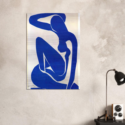 BLUE NUDE 1 - Henri Matisse Brushed Aluminum Print - 70x100 cm / 28x40 inches | Henri Matisse Aluminum Print | Henri Matisse Prints