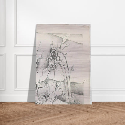 UNTITLED 1997 - Lee Bontecou Brushed Aluminum Print - 70x100 cm / 28x40 inches | Lee Bontecou Aluminum Print | Lee Bontecou Prints