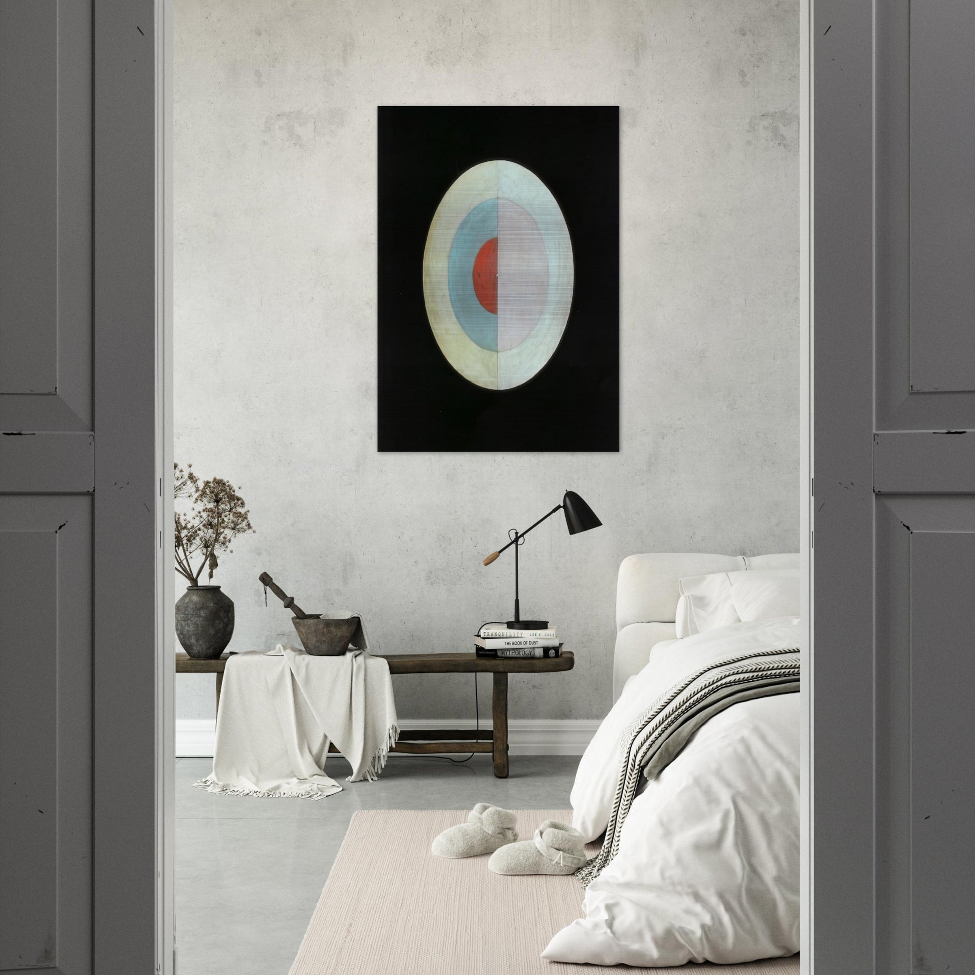 THE SWAN NO 16 1915 - Hilma af Klint Brushed Aluminum Print - 70x100 cm / 28x40 inches | Hilma af Klint Aluminum Print | Hilma af Klint Prints