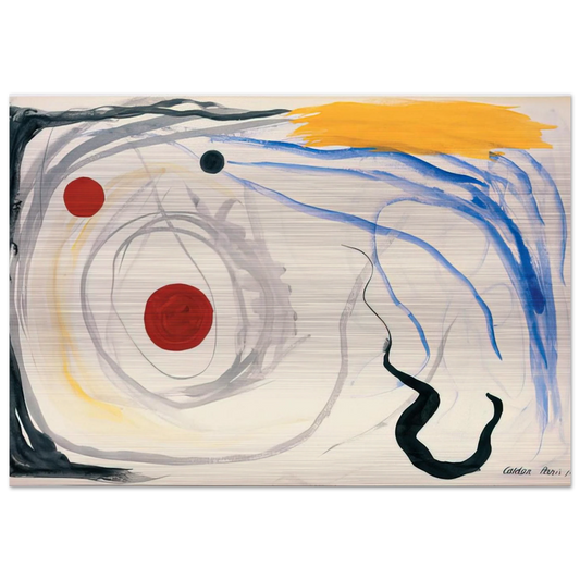 UNTITLED 1946 2 - Alexander Calder Brushed Aluminum Print - 70x100 cm / 28x40 inches | Alexander Calder Aluminum Print | Alexander Calder Prints