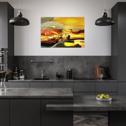 AGUA C LIDA 1962 - Alejandro Obregon Acrylic Print - 70x100 cm / 28x40″ inches | Alejandro Obregon Wall Art | Alejandro Obregon Prints