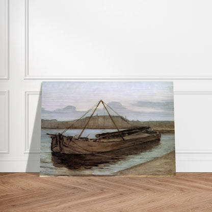 Evening at Weesperzijde Sun - Piet Mondrian Brushed Aluminum Print - 70x100 cm / 28x40 inches | Piet Mondrian Aluminum Print | Piet Mondrian Prints